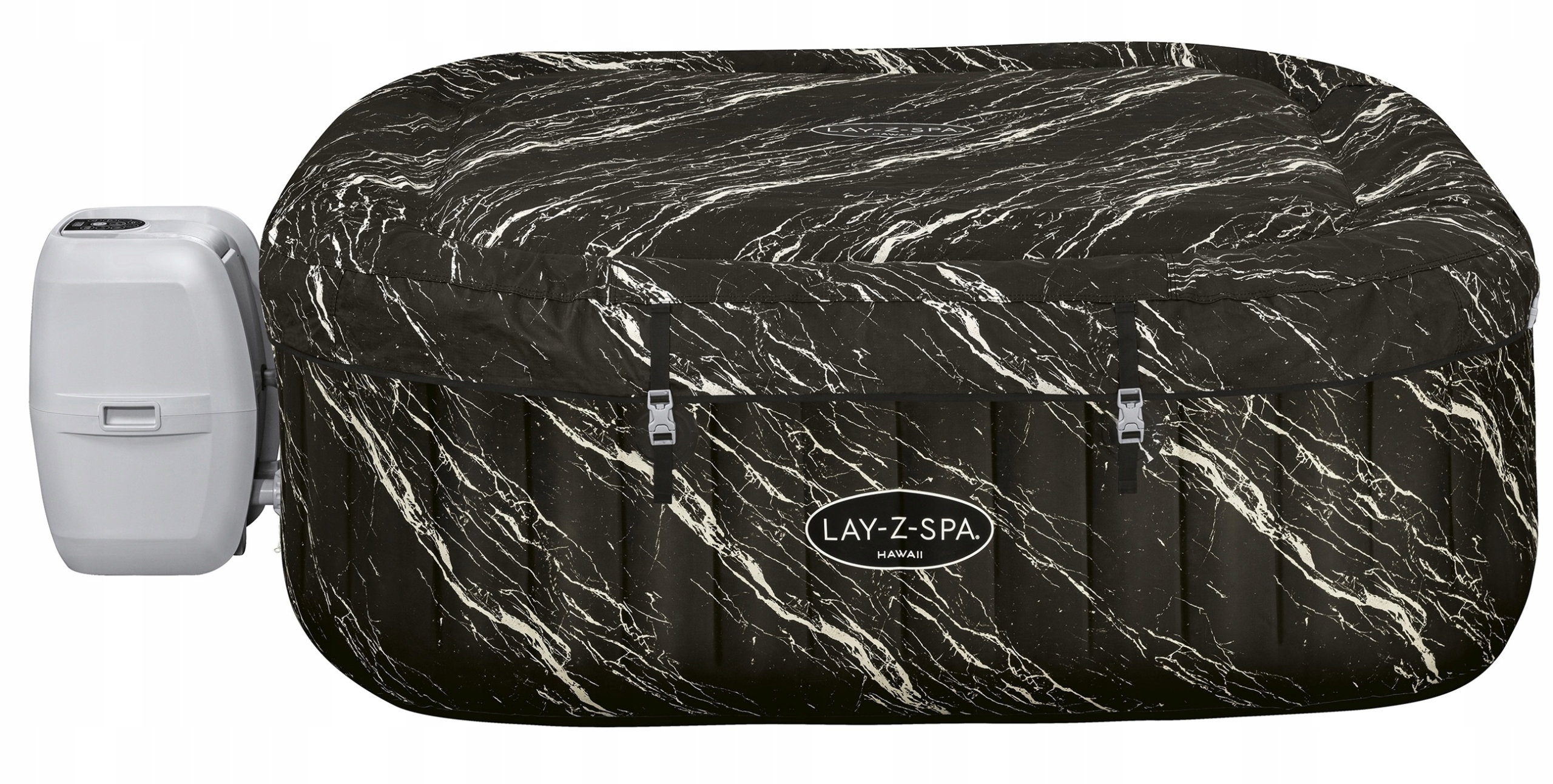 BESTWAY 60261 SPA HAWAII Wi-Fi PODŚWIETLENIE LED ZAGŁÓWKI 180x180x66 2024r Liczba dysz 140