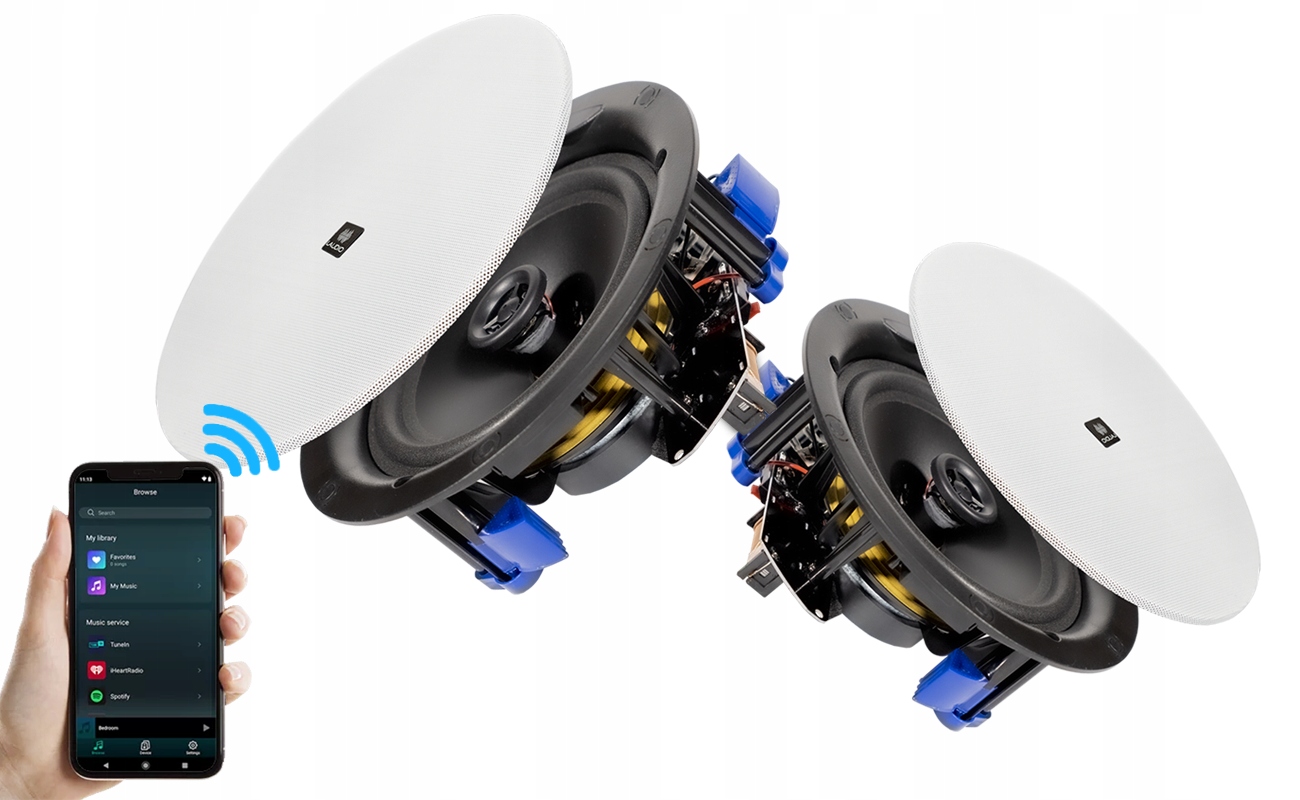 Dvojice stropních reproduktorů s Bluetooth Laudio Ambient 6 Bt Ambient 6