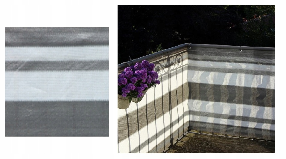 OSŁONA NA BALKON TARAS 96% MATA BALKONOWA 0,9x3m Kod producenta 401