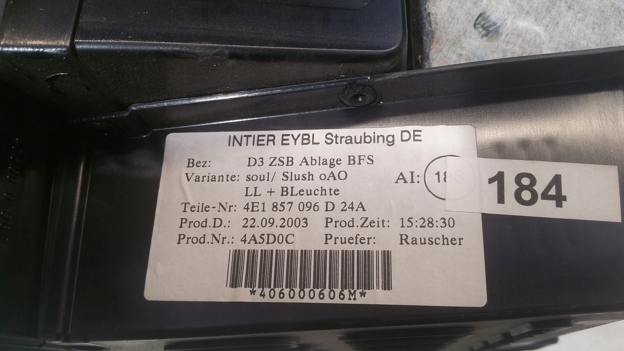 Handschuhfach des Beifahrers Audi A8 D3