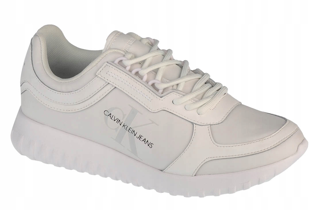 Calvin Klein Runner Laceup [37] Dámské kožené tenisky bílé