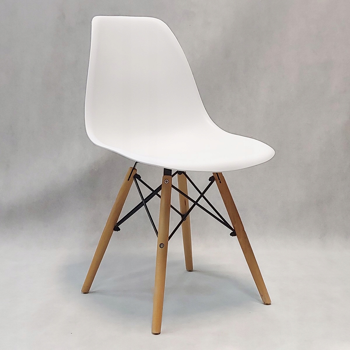 Zestaw stół Lugano 80x80 sonoma 4 Milano białe Marka BM Design