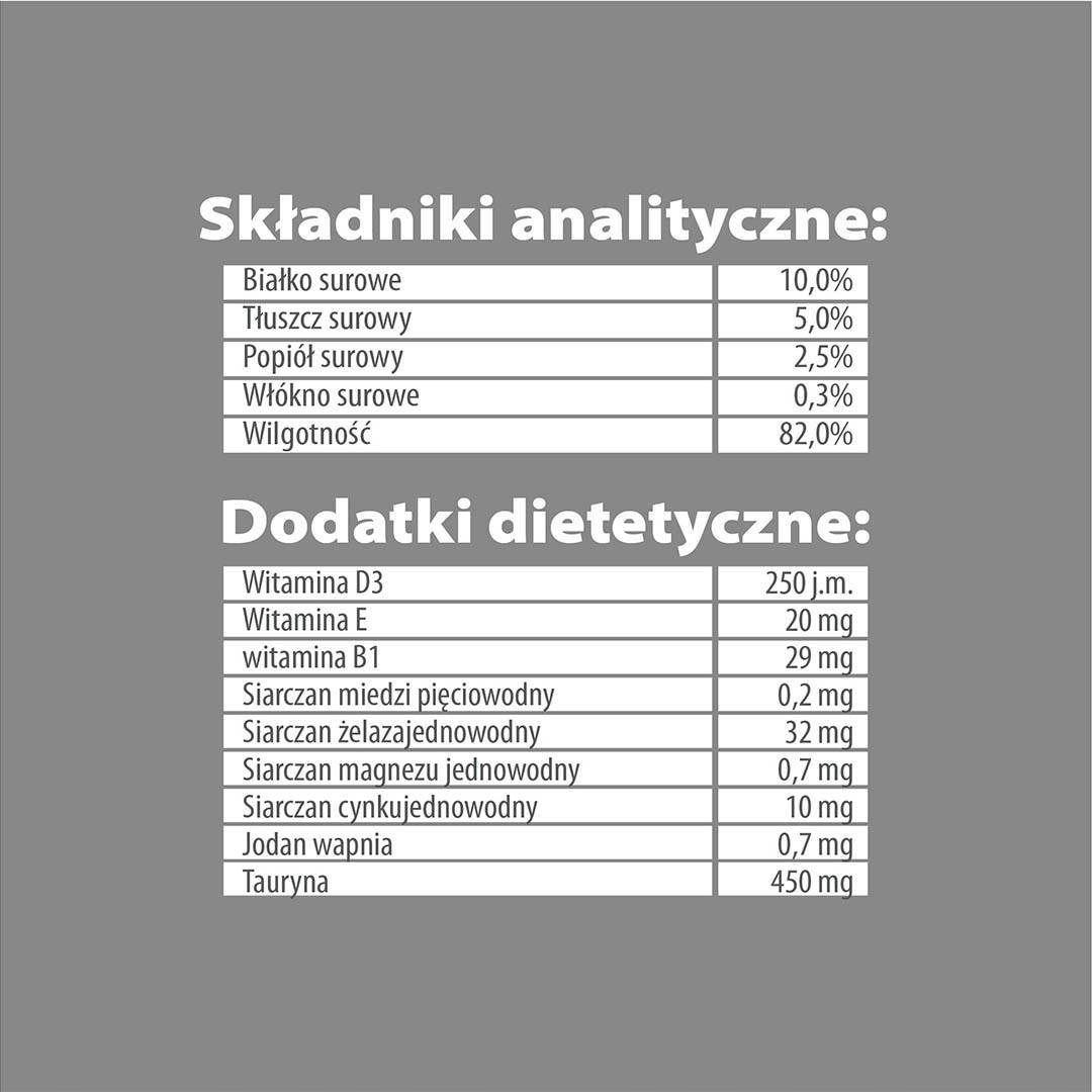 PUPIL Premium wołowinę + pstrąga i łososia 4 x 85g Wiek zwierzęcia koty dorosłe