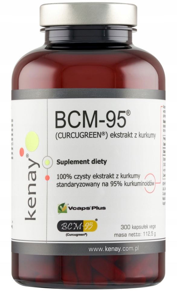 Kenay Kurkuma BCM-95 Ekstrakt 300kap Kurkumina
