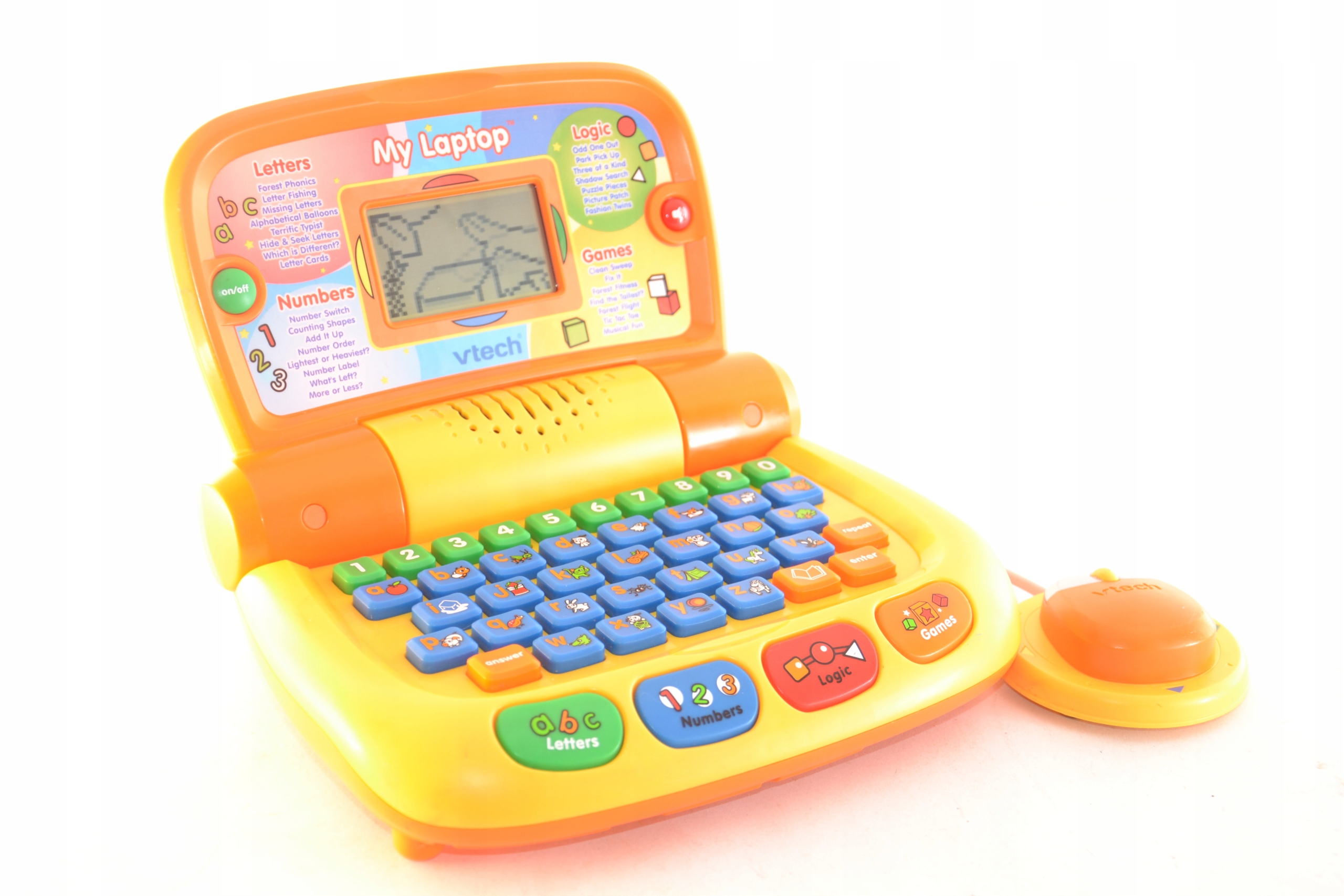 MÓJ LAPTOP EDUKACYJNY VTECH NOTEBOOK J. ANG Marka VTech