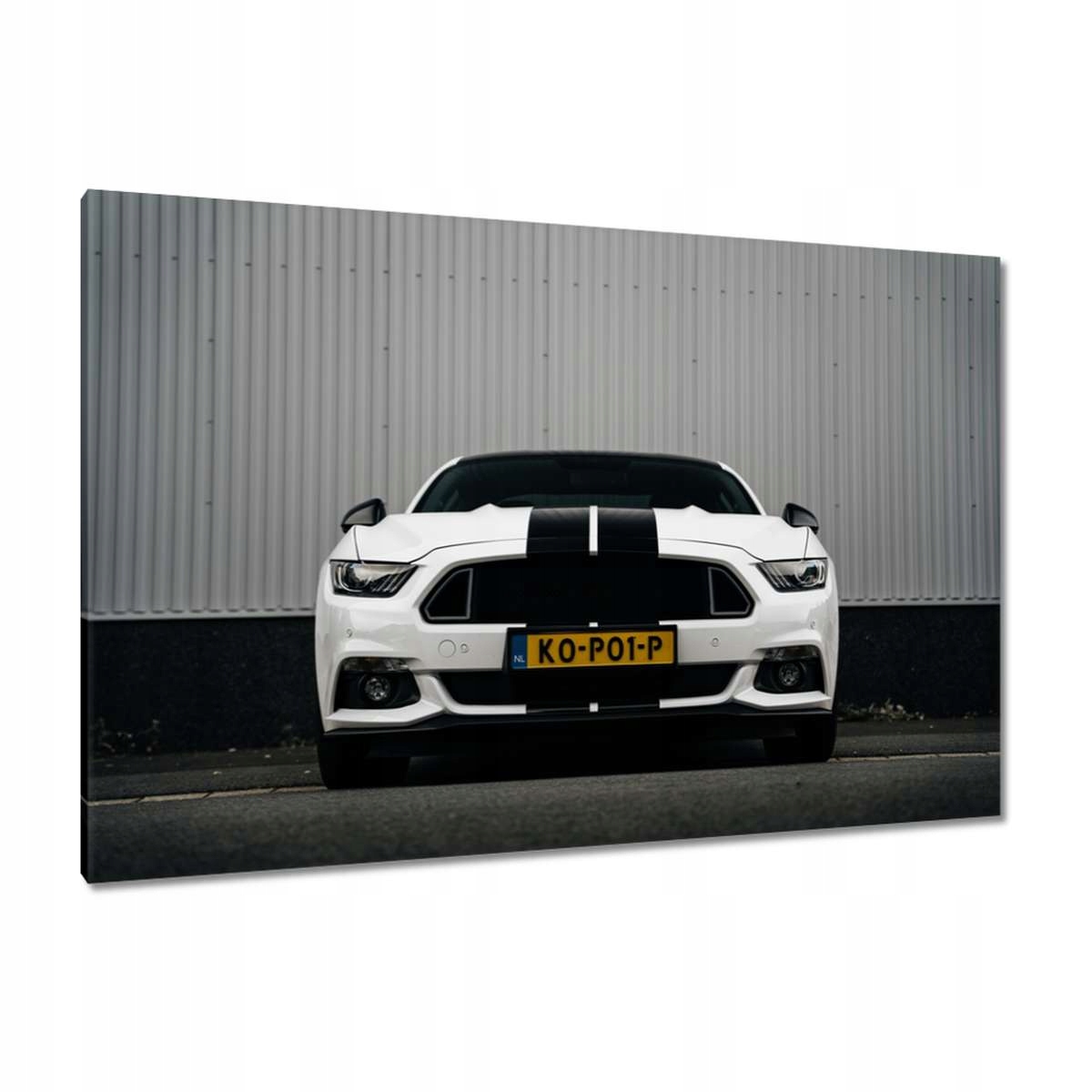 Obrazy 120x80 Ford Mustang s pruhy