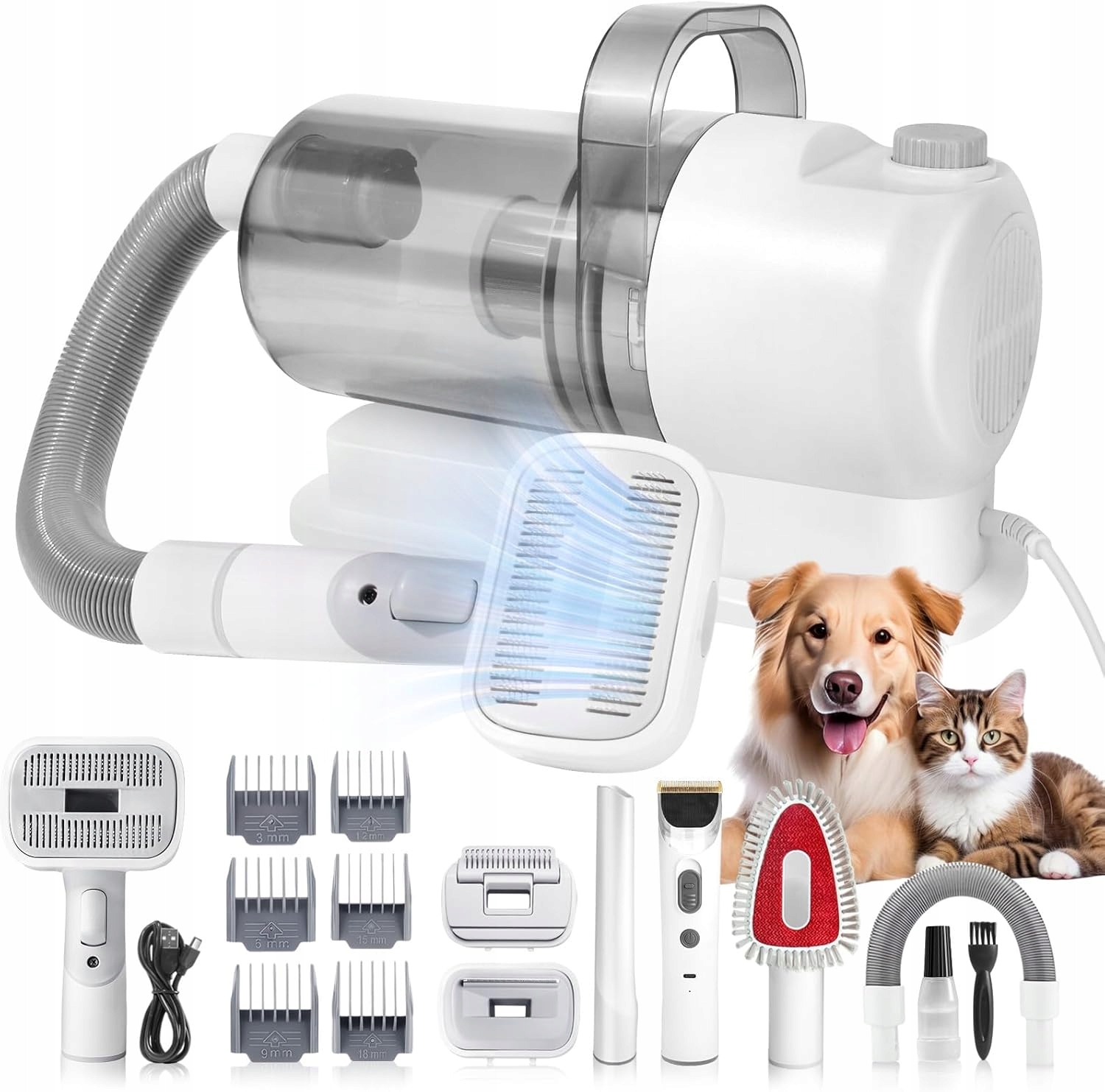 Levně Srsti Psa Kočky Vysavač Vysavač Zastřihovač Psích Chlupů