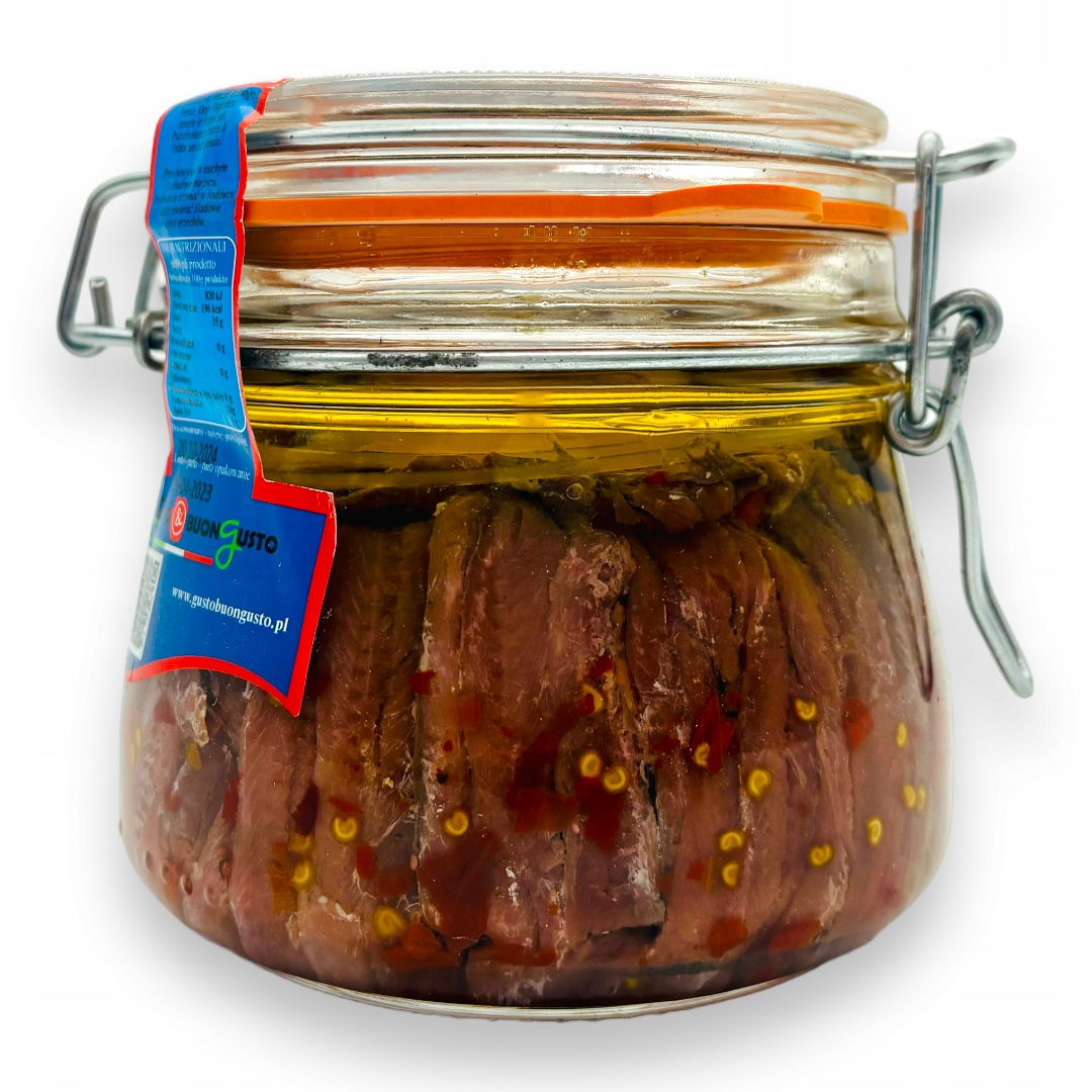 Levně Filetti di Acciughe -anchois 580 g! Pikantní!