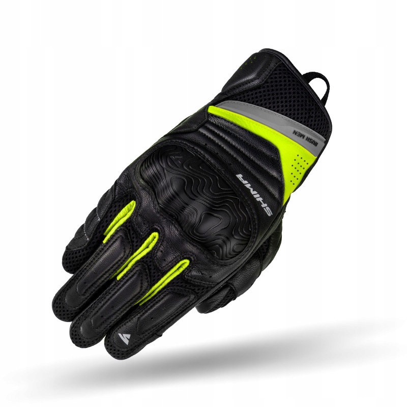 Motocyklové rukavice Shima Rush Gloves Men Fluo L