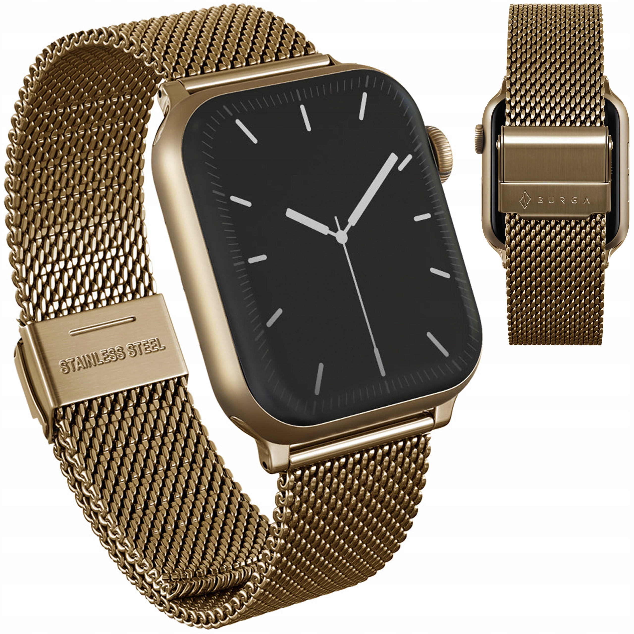 Burga Mesh Elegance Band Náramok pre Apple Watch 49 46 45 44 mm
