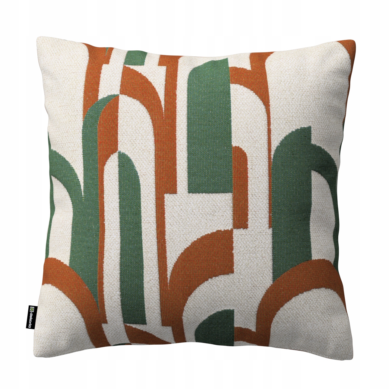 Povlak na polštář 60x60 zeleno-červený