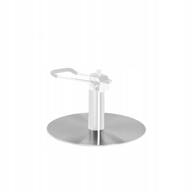 Podstavec pro kadeřnické křeslo kulatý inox L010