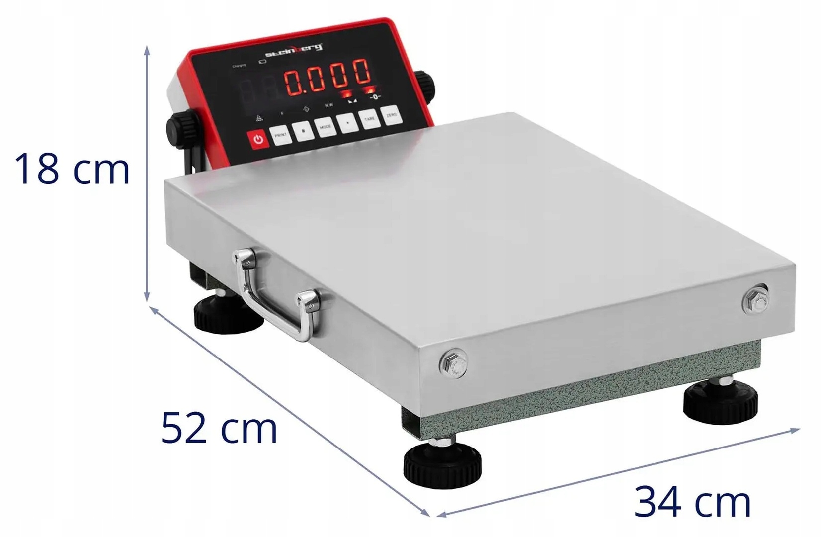Waga platformowa 30kg 5g 30x40cm Steinberg Systems SBS-PF-30/5 10030805