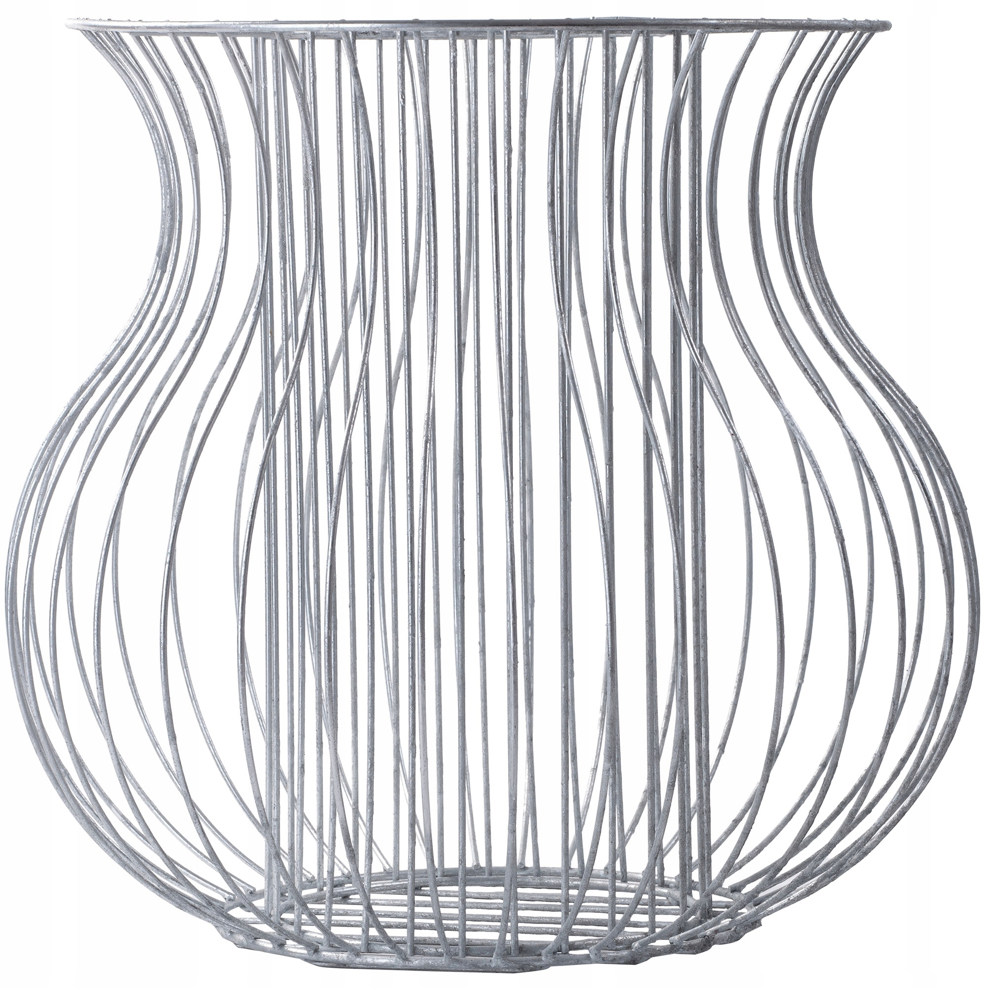 Gabiónový Kvetináč Ochrana Gabion Oceľ Kôš 47 cm Gabionový Drôt Pozinkovaná