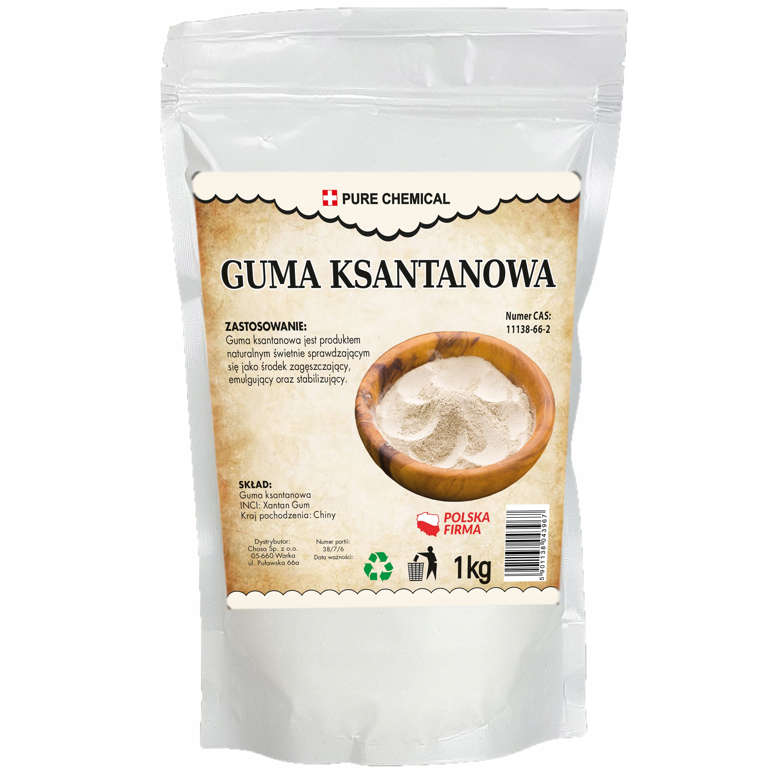 Levně Xantanová Guma V Prášku 1 kg