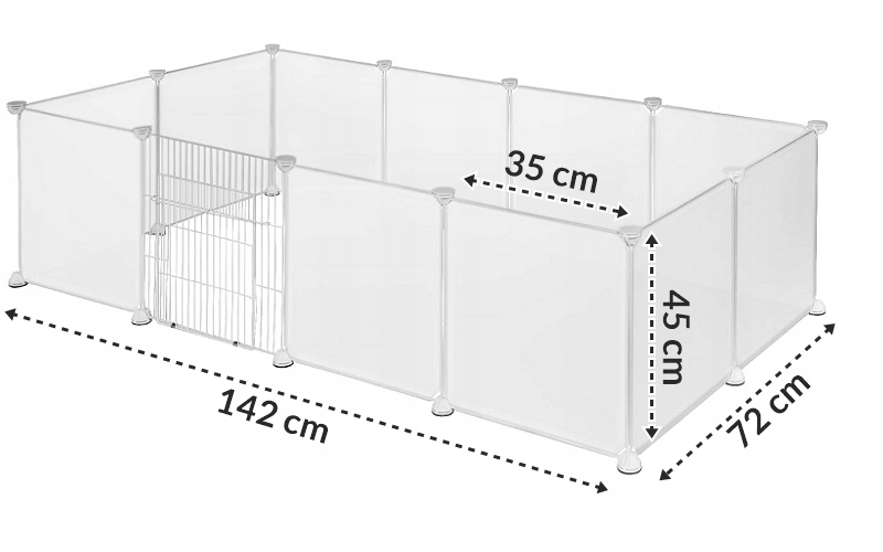 Плейпен Клетка Ферма для Маленьких Животных Кроликов Забор Подиум Состояние оригинальная упаковка