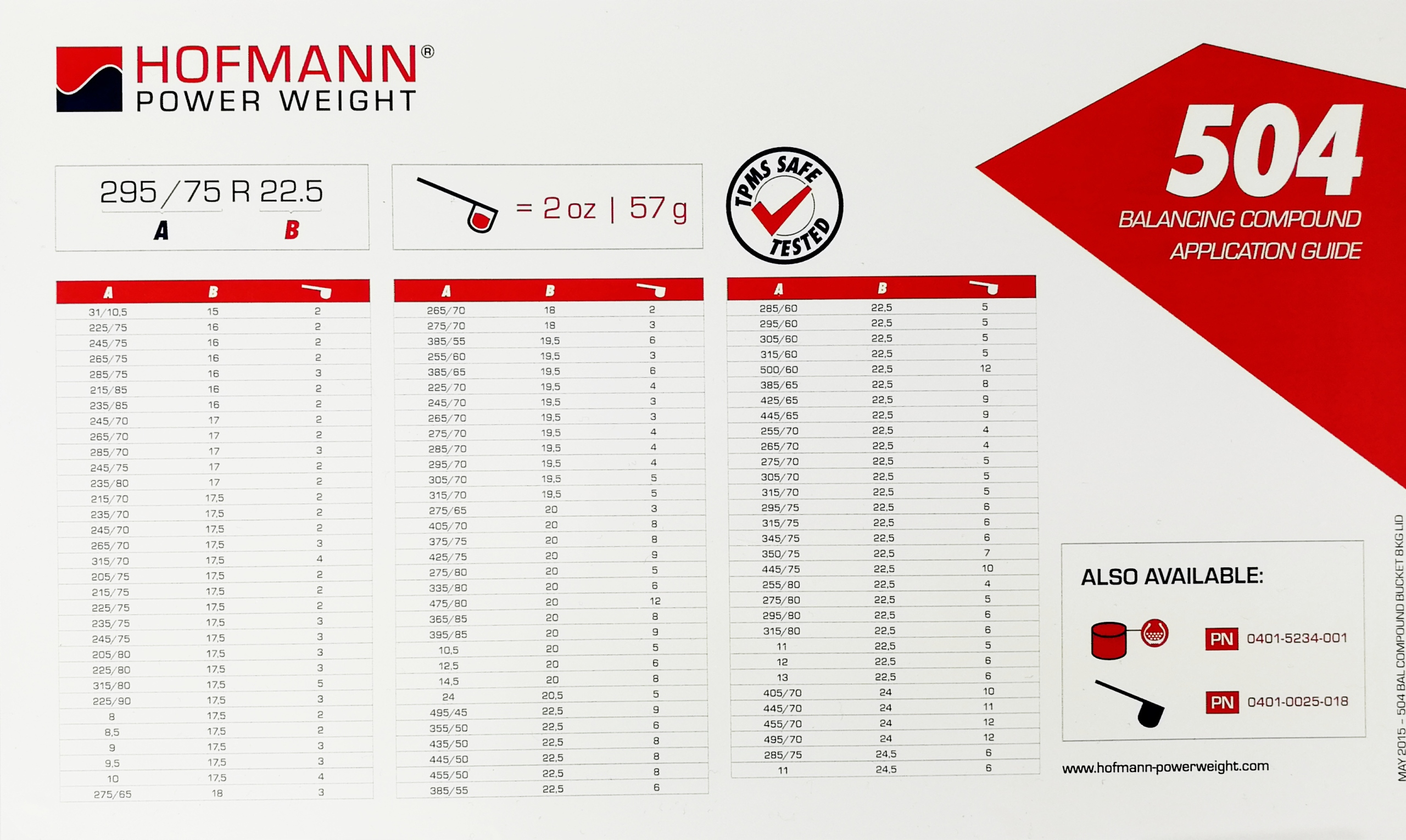Proszek Granulat do wywazania kol ciezarowych 8 kg Producent code 0401 5504 800
