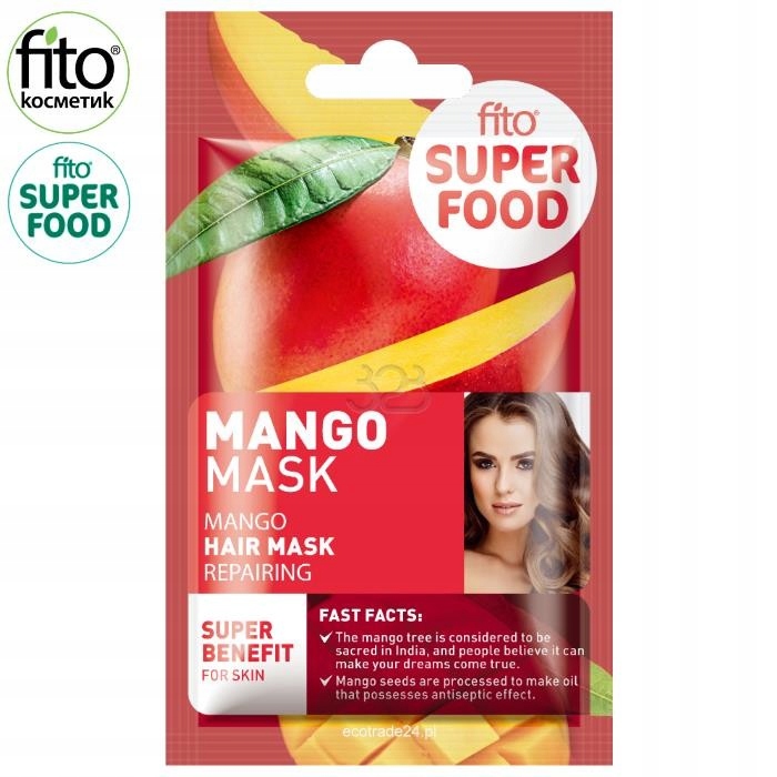 

Superfood maska do włosów regenerująca Mango