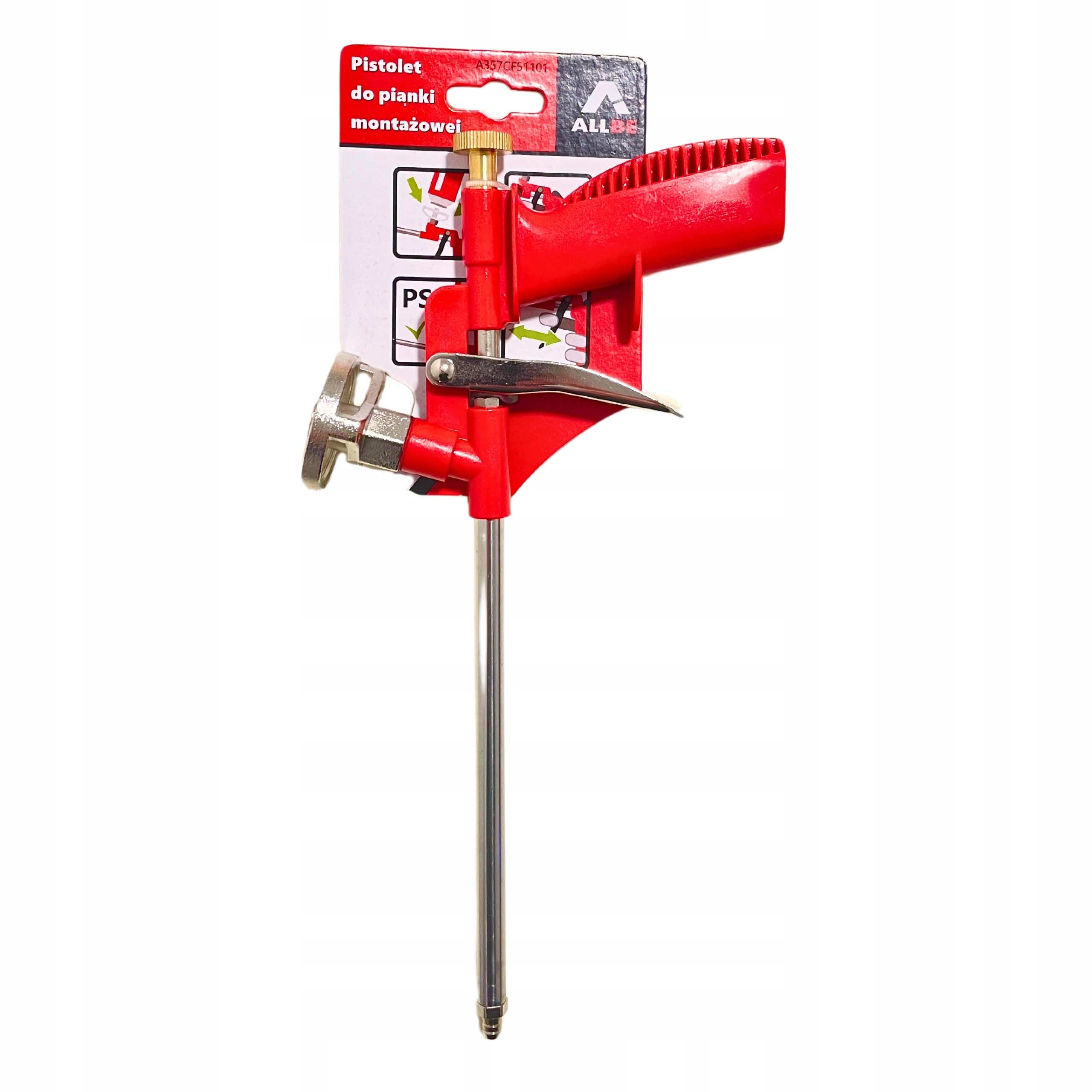 PISTOLET DO PIANKI MONTAŻOWEJ PIANY METALOWY MOCNY DO PIAN PISTOLETU Seria PISTOLET DO PIANKI