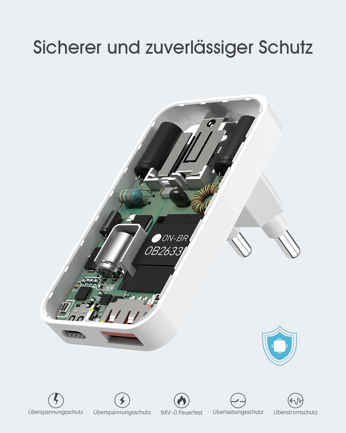 ZINOOY Ładowarka USB C 20W PD Szybkie Ładowanie iPhone Galaxy — miniatura 7