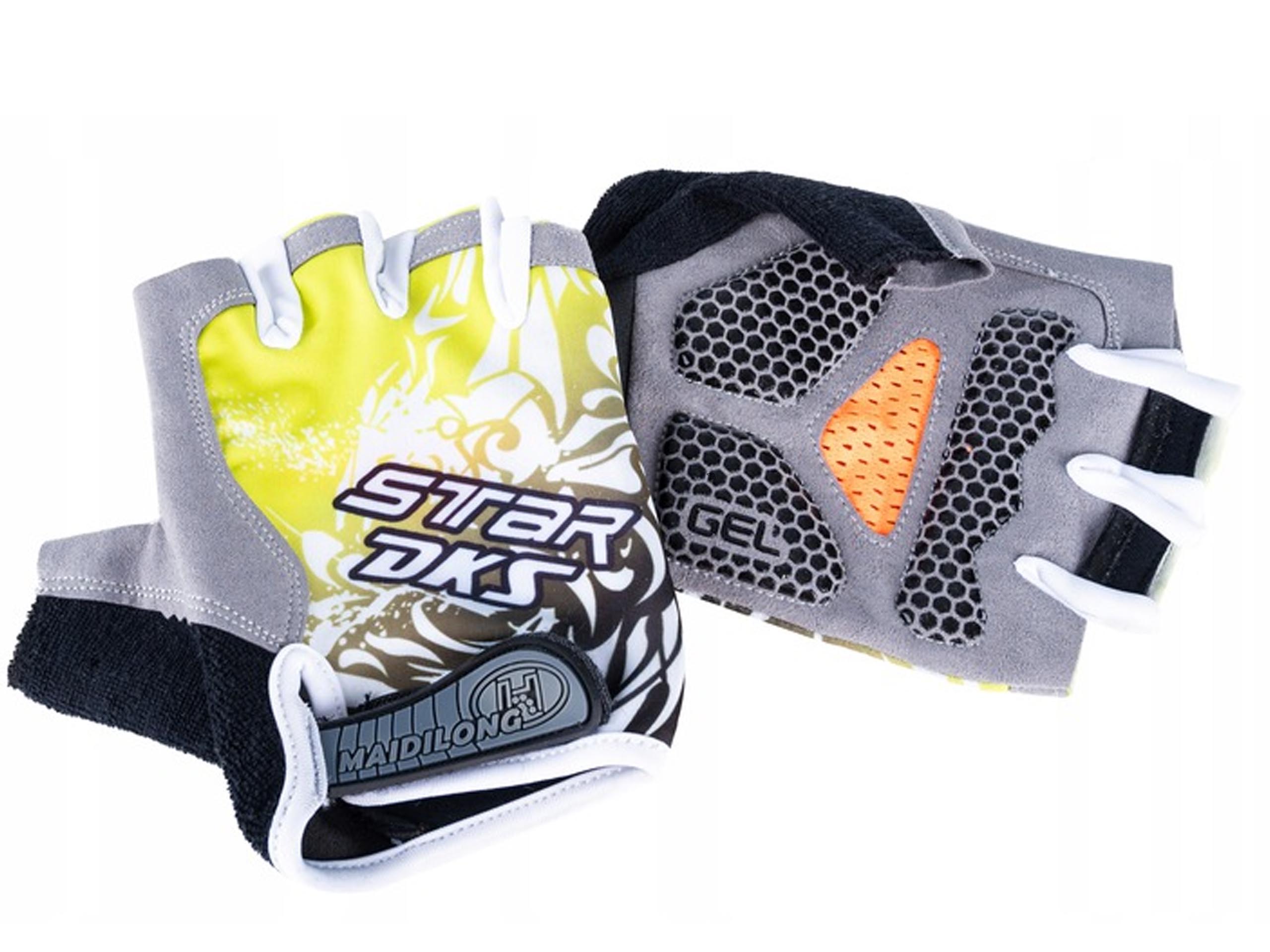 

Rękawice Rękawiczki Rowerowe Sportowe Krótkie Żel