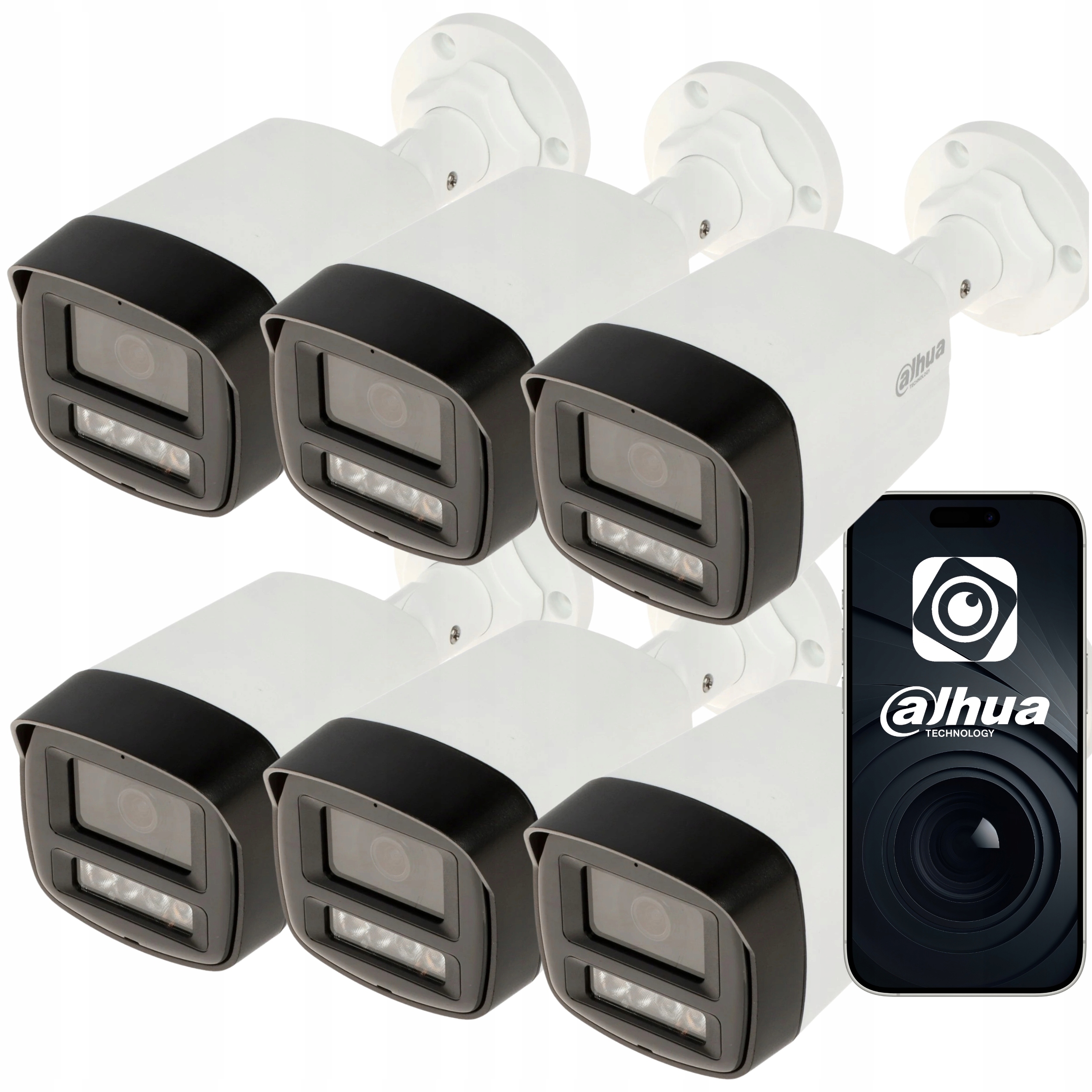 Kamera 6X IPC-HFW1239TL1-A-IL-0280B 2MPX Blc Detekcja IP67 Dahua