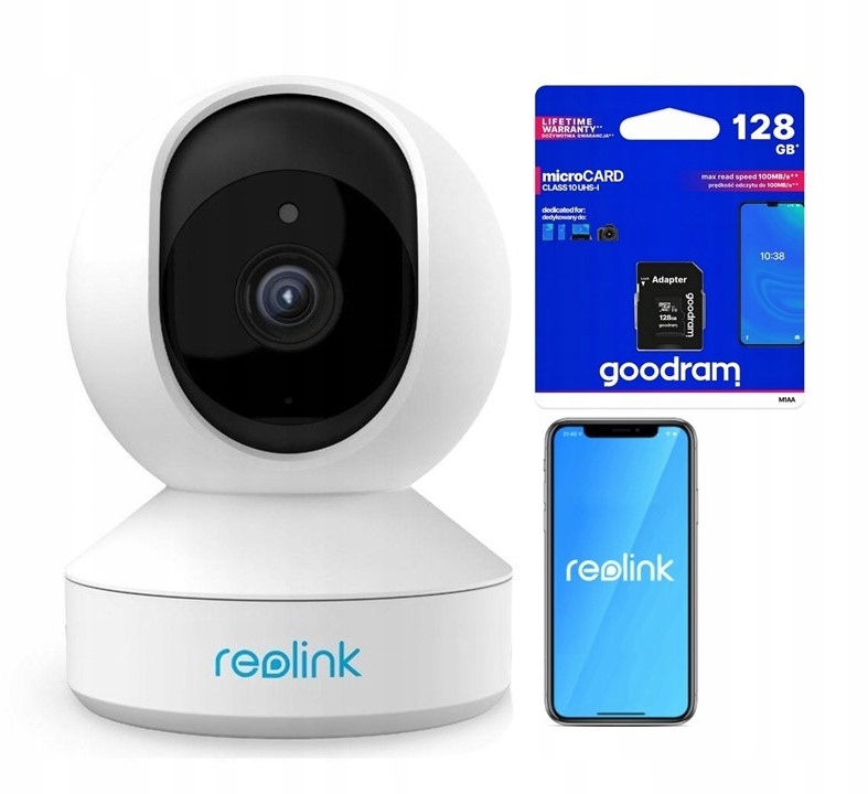 Kamera Reolink Séria E E340 5MP Wifi Hd Nočný režim Ptz Karta 128 Gb