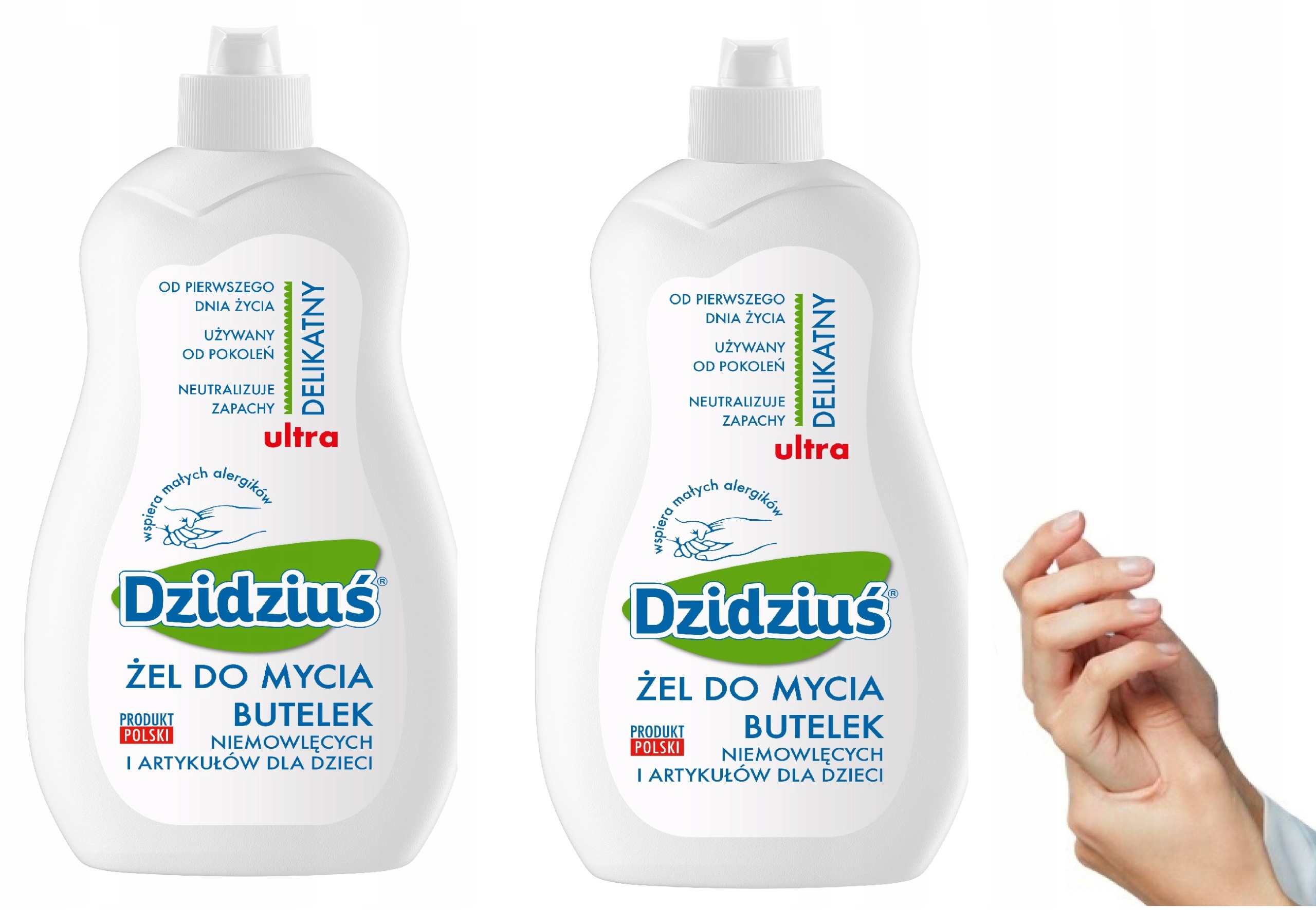 

Dzidziuś Żel Płyn Do Mycia Butelek 2X 500ML 2PAK