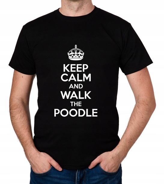 

koszulka Keep Calm And Walk The Poodle prezent