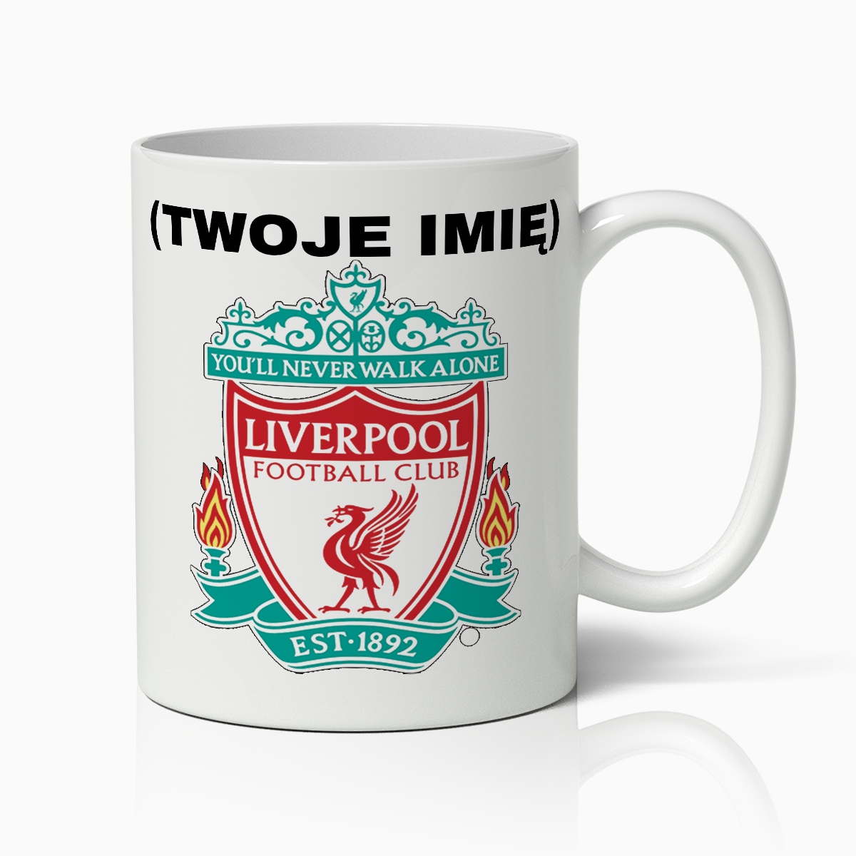 KUBEK PIŁKA NOŻNA KLUBY PIŁKARSKIE PERSONALIZOWANY