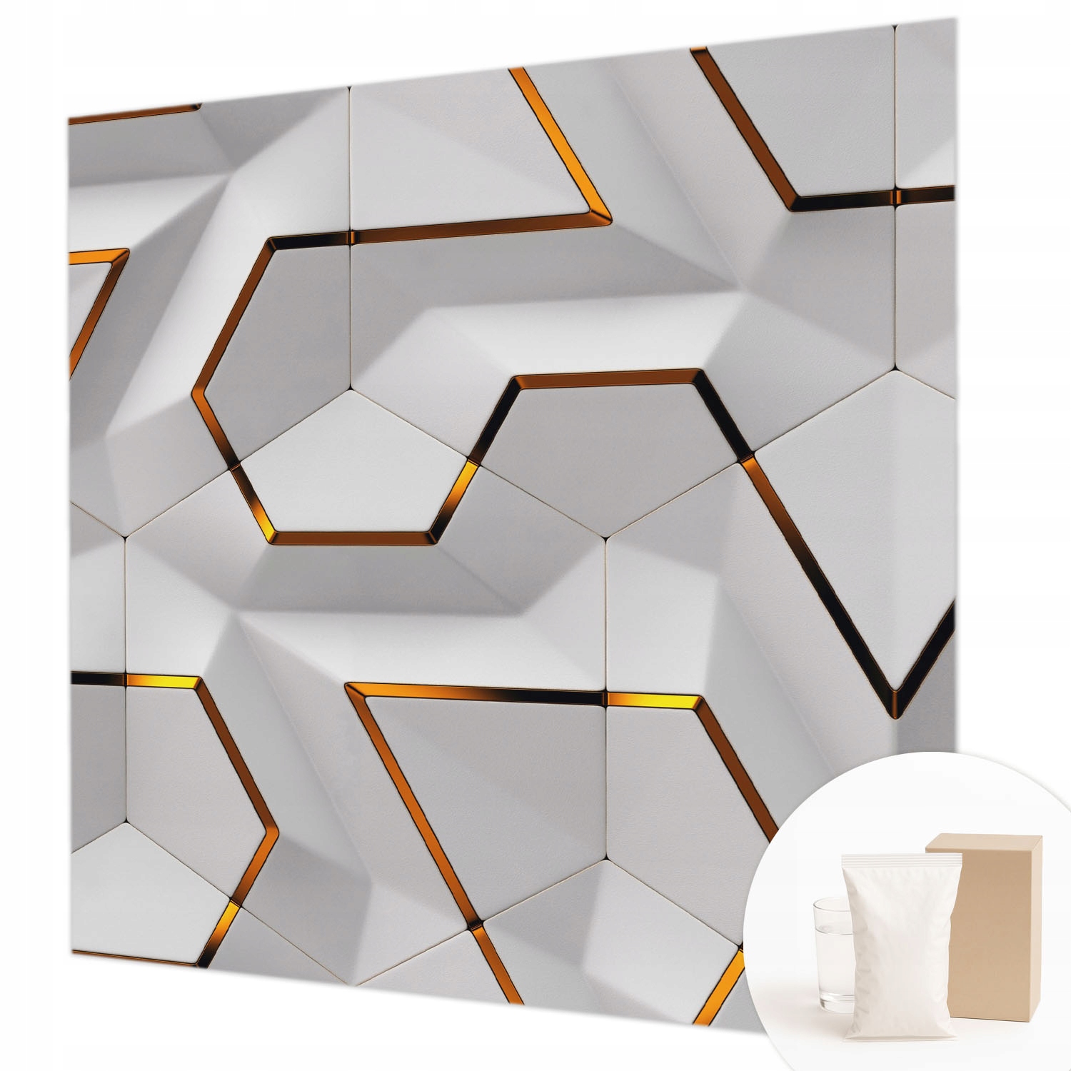 Flizelinová fototapeta do kanceláře lepidlo Moderní geometrie 250 x 250 cm