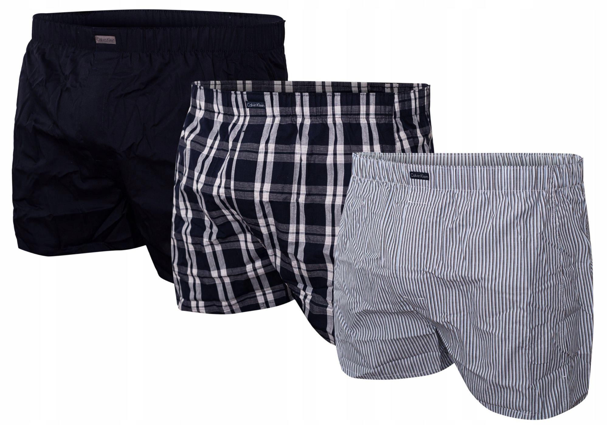 

Calvin Klein Bokserki Męskie Woven 3 Pak Roz: L