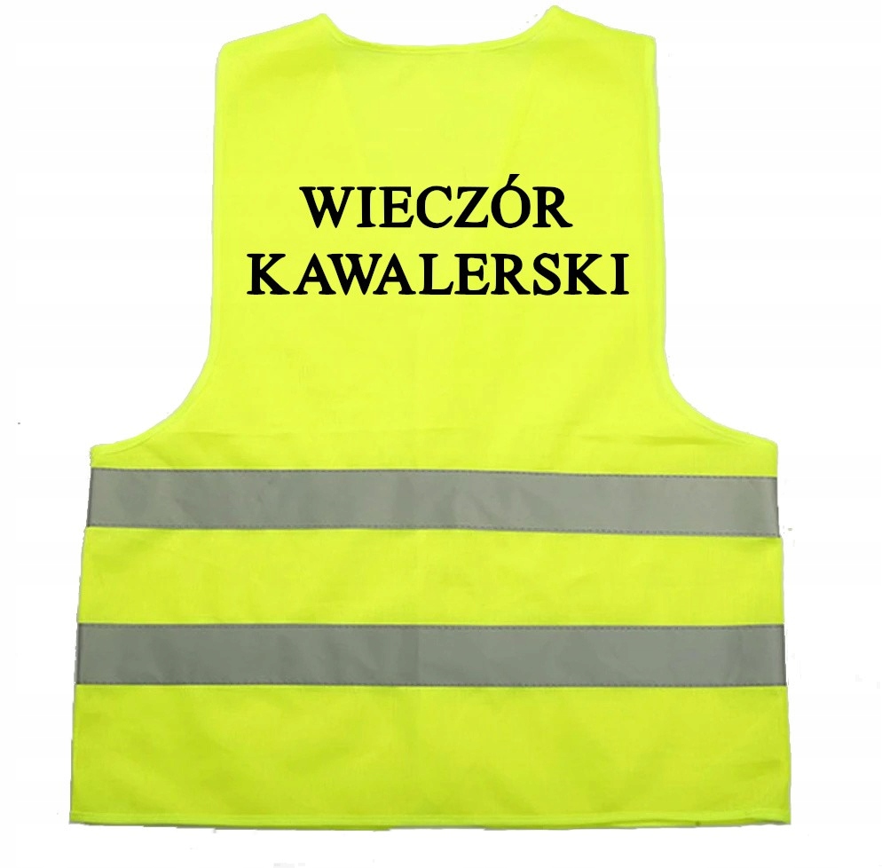 Kamizelka odblaskowa WIECZÓR KAWALERSKI uniwersal.