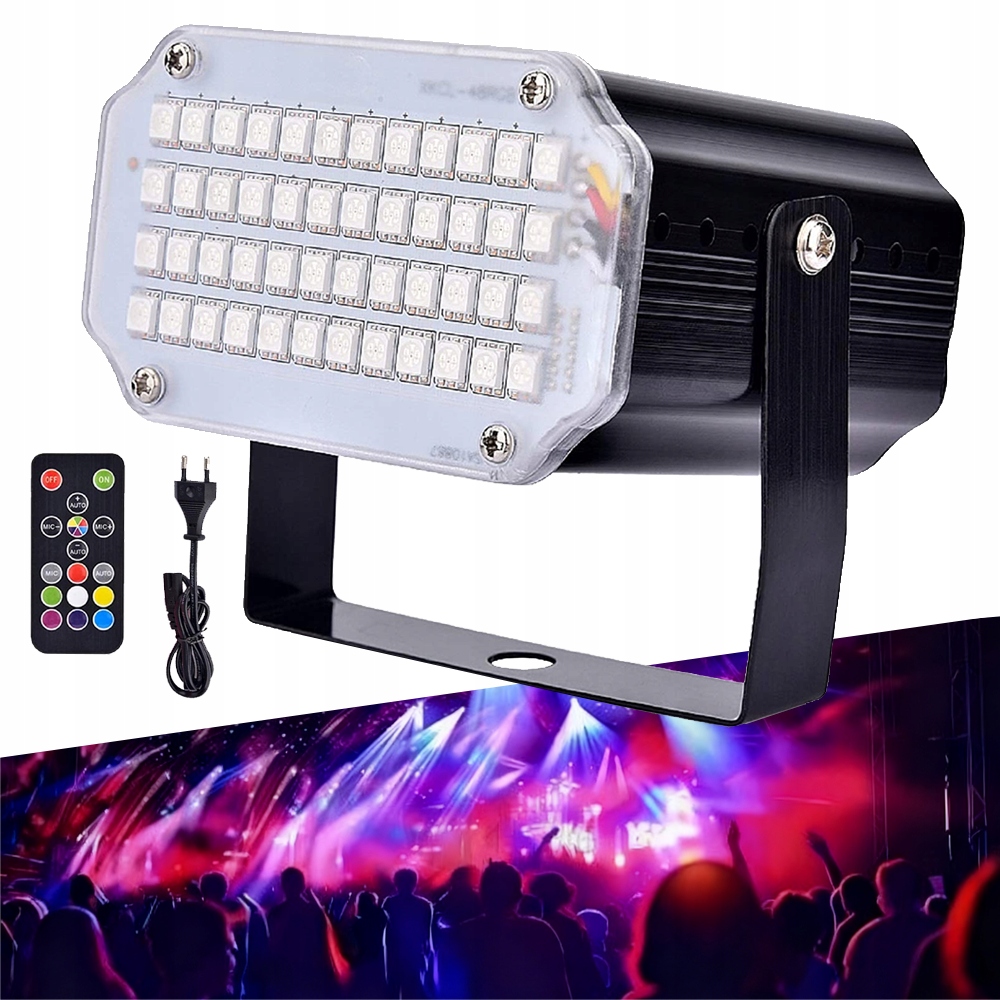 СТРОБОСКОПЫ С АКТИВАЦИЕЙ ЗВУКА RGB ВСПЫШКА ДЛЯ ВЕЧЕРИНКИ