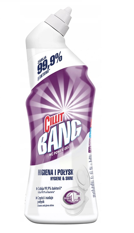 

Cillit Bang Żel do toalet higiena i połysk 750ml