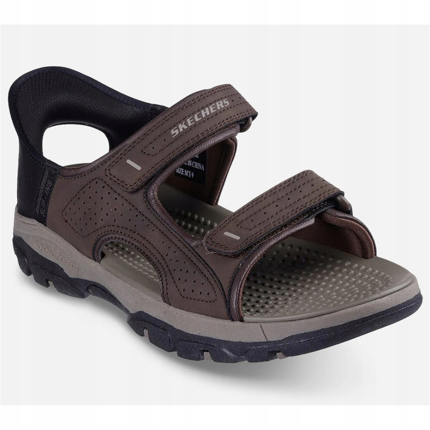 Pánské sandály Skechers Tresmen Reece 205289WW-CHOC Hnědé 41