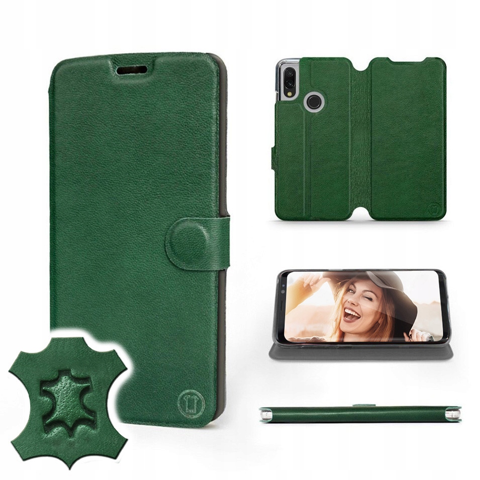 

Etui Mobiwear do Xiaomi Redmi 7 - Green Leather