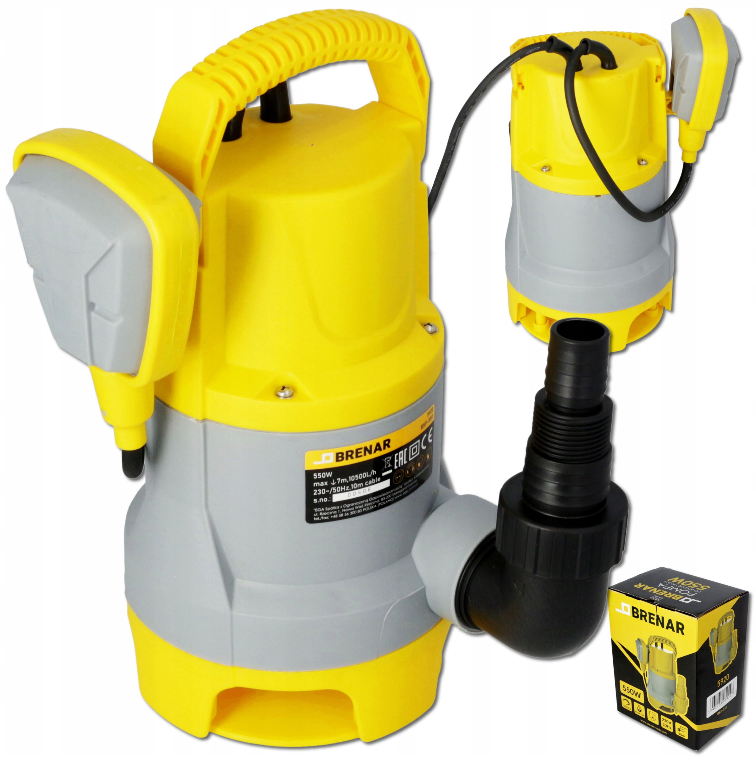 

Brenar Uniwersalna Pompa Do Brudnej Wody 550W
