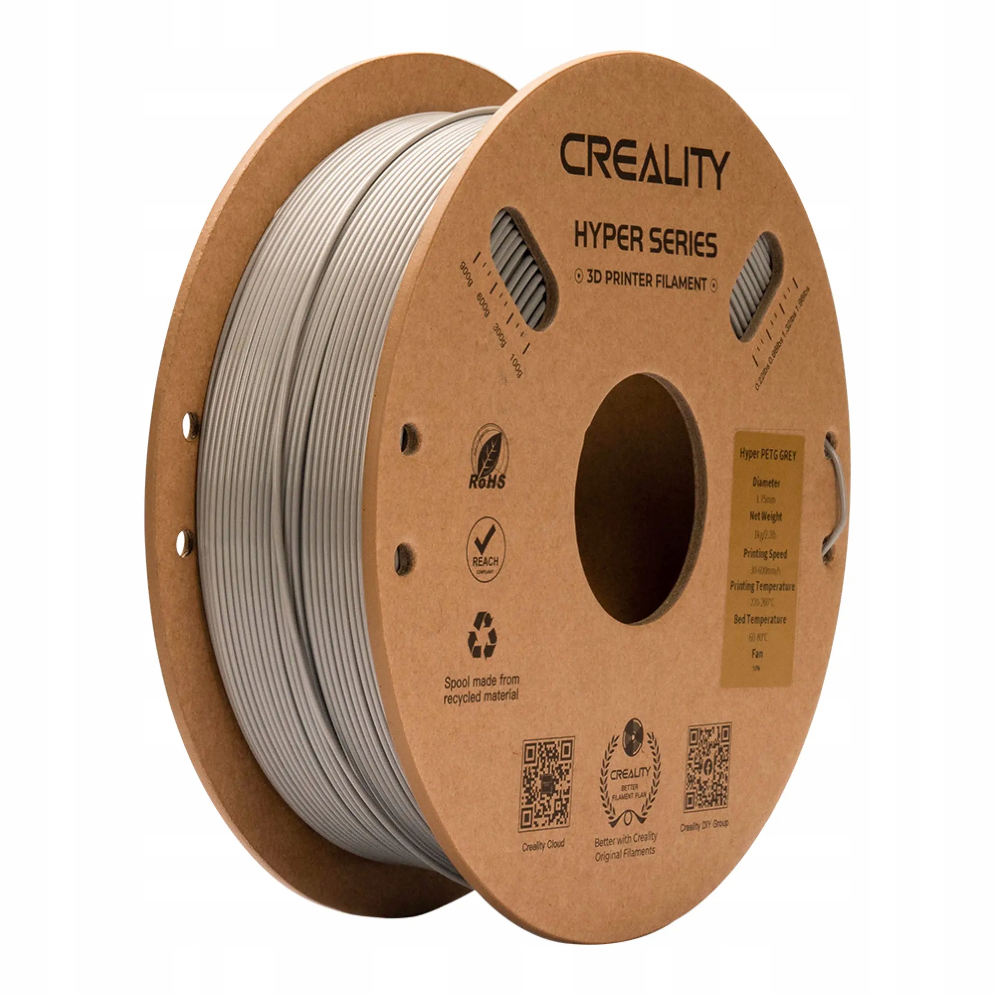 Filament Creality Hyper Petg (szary) Creality