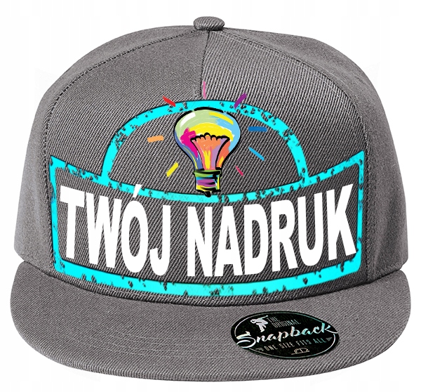 

Czapka Full Cap Snapback Z Własnym Nadrukiem 5P 25