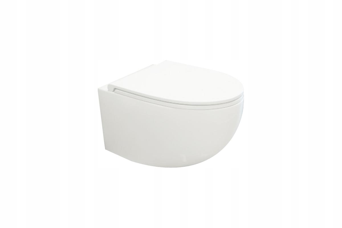 Bull Wc miska 53 cm závesná, bez okrajov,