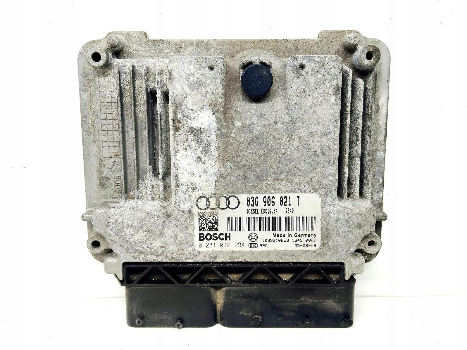 control unit of the engine BOSCH Audi A3 8P 2.0 TDI 03G906021T