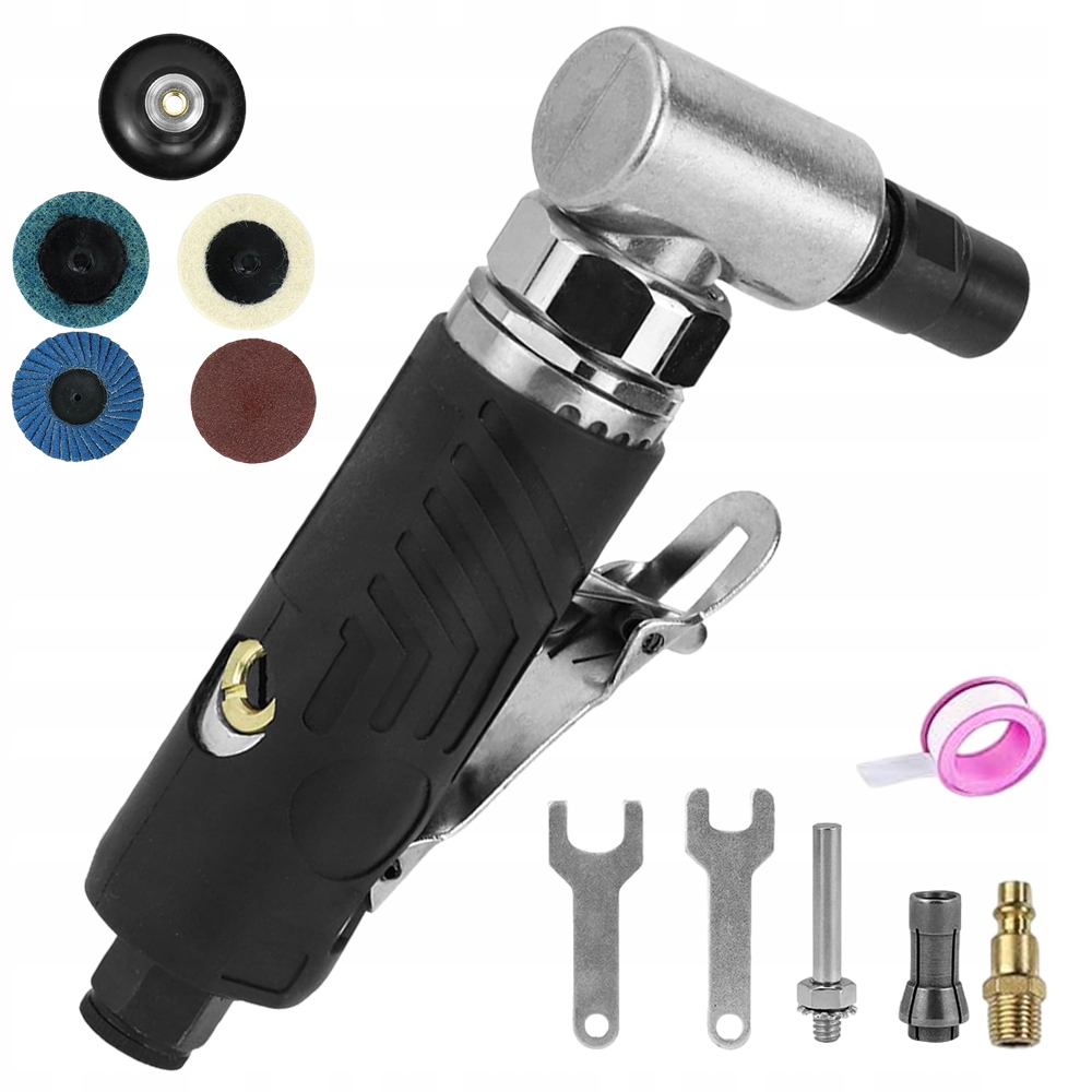 Pneumatická Bruska S Ochranným Krytem Pro Leštění 3.18 MM 6.35 MM