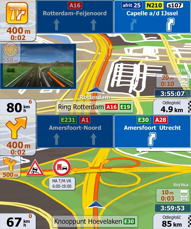 Nawigacja GPS Alga A7- iGO Primo 7&quot; 16 GB pamięci Kolor czarny