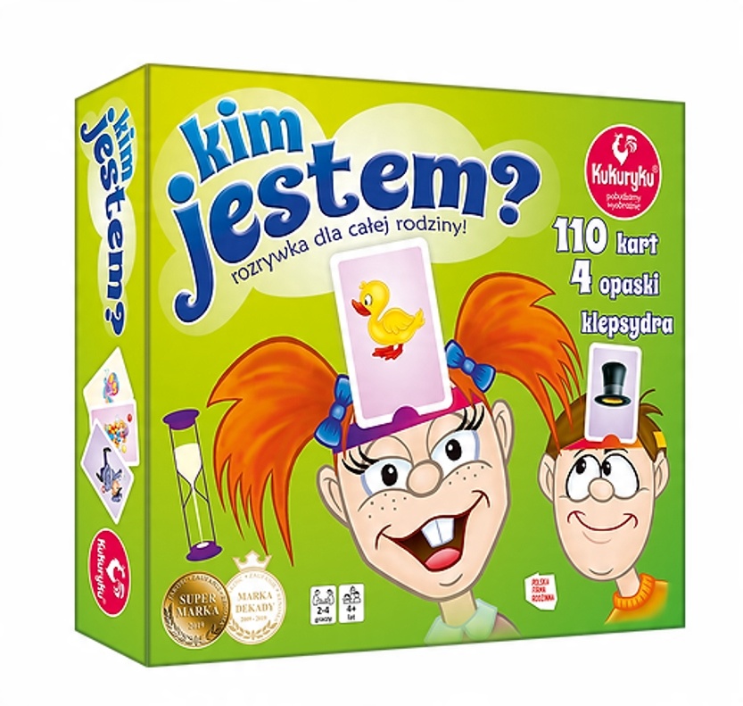 

Kim Jestem Gra Planszowa Rodzinna 6+ Kukuryku