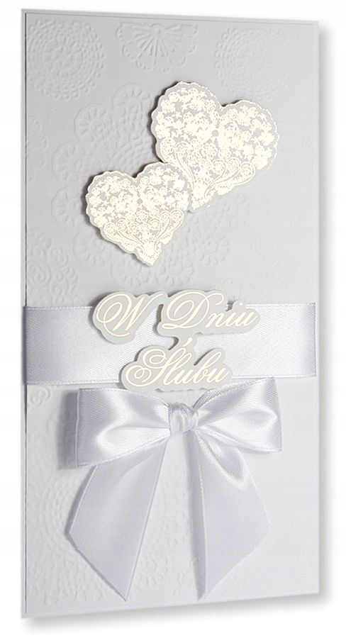 

Kartka na ślub pamiątka ślubna 3D złocona 32