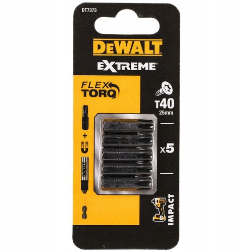 

Dewalt DT7373 Bity Udarowe T40 25MM 5SZT Extreme