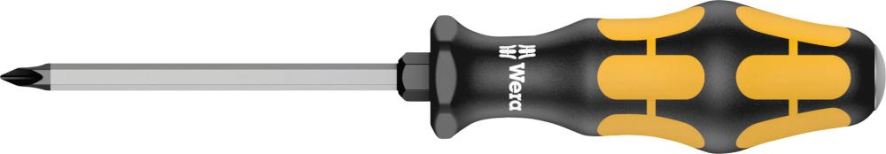 Křížový šroubovák, šroubovák na šlehání 6-hran PH4 200 mm Kraftform Wera