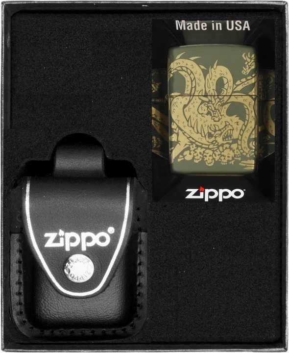 Sada Zippo Zapalovač Dragon Design Dárkový No3