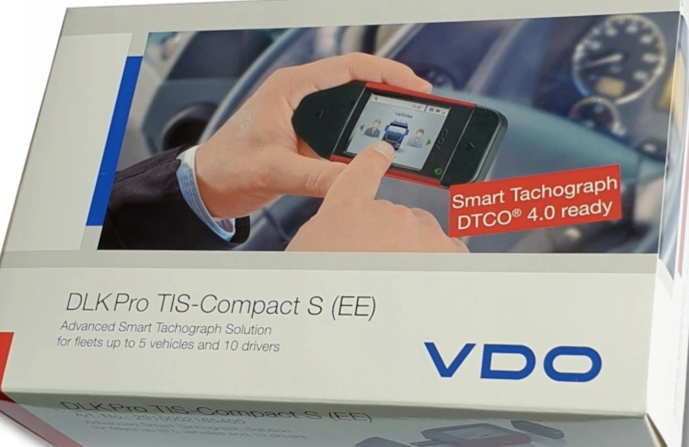 Karta czyszczaca DLK Pro TIS Compact z programem Functions reading driver card inserted in the device slot tachograph reading driver and vehicle view reading times reminder infringement reports reports on the vehicles